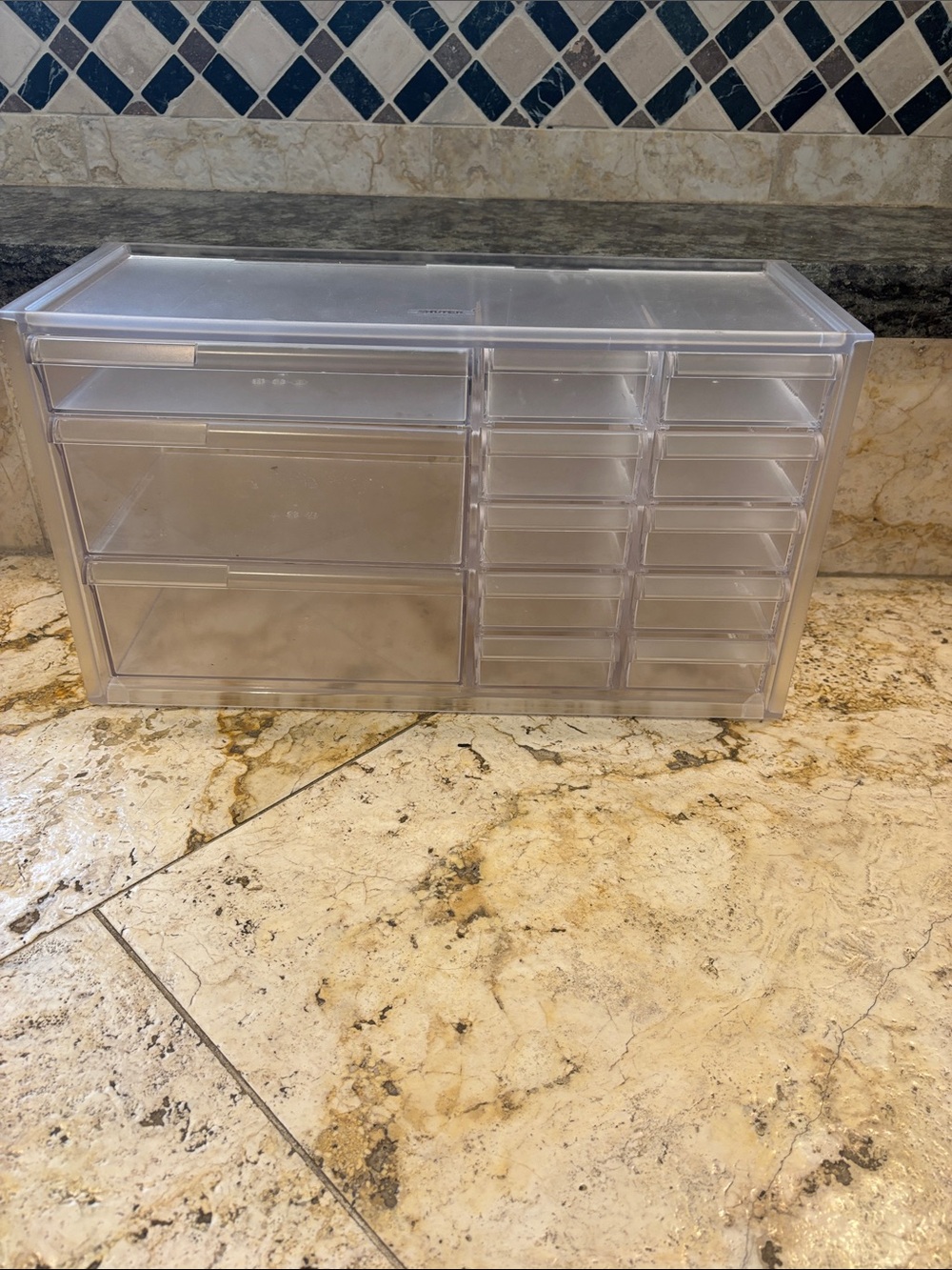 13 drawer storage unit